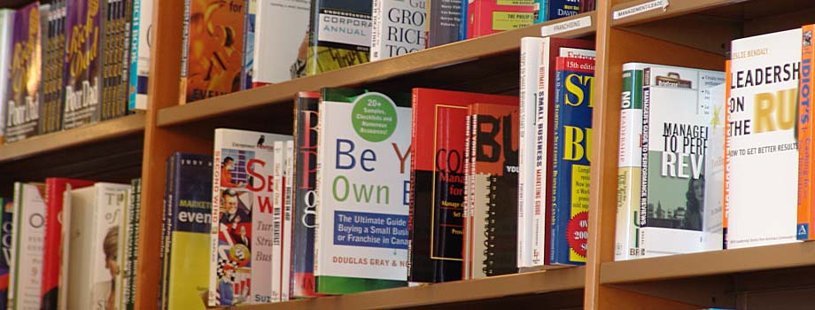 Bookstore shelf