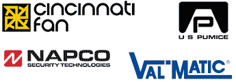 Cincinnati Fan, Napco Security Systems, U.S. Pumice, Val-Matic Valve Mfg.
